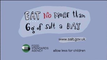Blair's Nanny State only want's you to eat 6g of salt per day