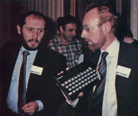 Nigel Searle and Sir Clive Sinclair